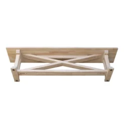 Alexa Bench Natural Wood - International Concepts -Baxton Furniture Store GUEST c27d90a7 fd2d 482a a7be 22bb03e81f27