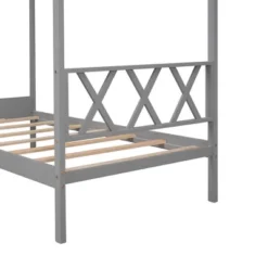 Twin Size Wood House Bed Frame With Storage Space-ModernLuxe -Baxton Furniture Store GUEST c2e084c1 aee1 4fb7 b00c 6250f72e4bbe