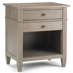 24" Sterling Solid Wood Nightstand - WyndenHall -Baxton Furniture Store GUEST c6a294ca 4c3f 4445 821c 289602e7e70e