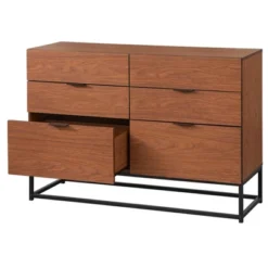 Noble 6 Drawers Dresser Walnut - Buylateral 13 Noble 6 Drawers Dresser Walnut - Buylateral -Baxton Furniture Store GUEST c6fc4f48 25ea 4774 8a05 984087dbf6e0