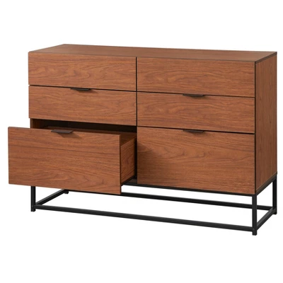 Noble 6 Drawers Dresser Walnut - Buylateral 7 Noble 6 Drawers Dresser Walnut - Buylateral - Image 5