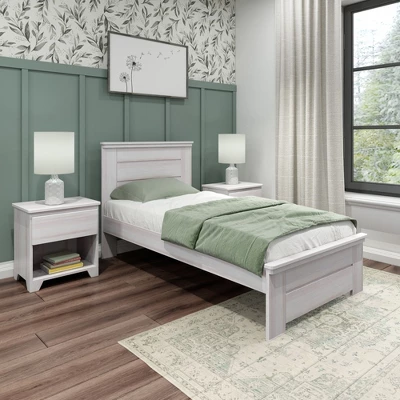 Max & Lily Farmhouse Twin Bed With Panel Headboard 3 Max & Lily Farmhouse Twin Bed With Panel Headboard