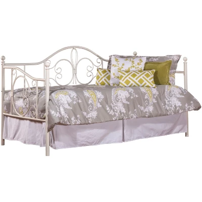 Twin Ruby Daybed With Suspension Deck Textured White - Hillsdale Furniture 7 Twin Ruby Daybed With Suspension Deck Textured White - Hillsdale Furniture - Image 5