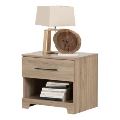 Primo 1 Drawer Nightstand Rustic Oak - South Shore 13 Primo 1 Drawer Nightstand Rustic Oak - South Shore -Baxton Furniture Store GUEST c7e1842e 86d7 4181 9d87 9211f920fd4a