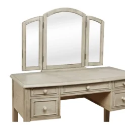 Sophie Vanity And Stool White Wash - Powell Company -Baxton Furniture Store GUEST c87bdf59 6501 4f47 b8b2 584fc077bfa2