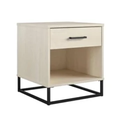 Kelly Nightstand Ivory Oak - Novogratz -Baxton Furniture Store GUEST c8f72a65 48c1 4185 8720 8cf630e1942d