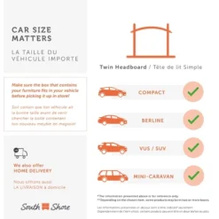 Queen Lionel Headboard - South Shore -Baxton Furniture Store GUEST c978aeb7 1b3f 497b 9da0 76a6ccdb77a8