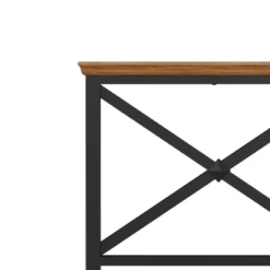 Queen Ashford Metal Bed With Wood Accent Textured Black Oak Finished Wood - Hillsdale Furniture -Baxton Furniture Store GUEST cb6165d9 e236 40fc 80a2 fa1a5d3dbfe6