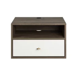 Floating 1 Drawer Nightstand With Open Shelf - Prepac 37 Floating 1 Drawer Nightstand With Open Shelf - Prepac -Baxton Furniture Store GUEST cc81fb11 288f 4073 a928 f4e209ec1944