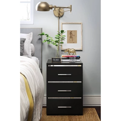 Belmont 3 Drawer Nightstand - Finch 3 Belmont 3 Drawer Nightstand - Finch