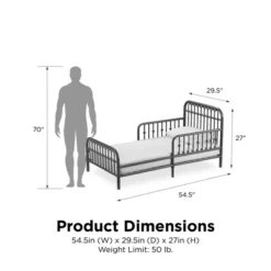 Little Seeds Monarch Hill Ivy Metal Toddler Bed -Baxton Furniture Store GUEST ce1fa267 4a7b 4131 8acd 443e6ee5937e