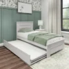 Max & Lily Farmhouse Twin Bed With Panel Headboard With Trundle -Baxton Furniture Store GUEST ce52d650 b152 4a75 aef7 3225618c58bb