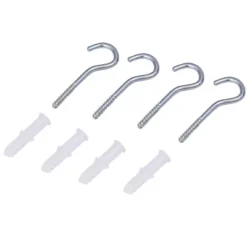 4 Corner Post Bed Canopy Mosquito Net Full Queen King Size Netting Bedding Black -Baxton Furniture Store GUEST ceb29fd0 1c2c 45a0 92ef 62cdef85c532