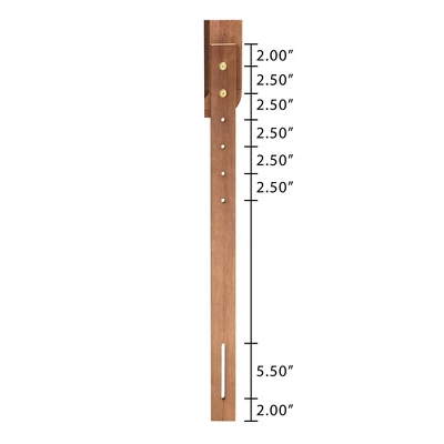 Twin Iden Fabric Upholstered Wood Headboard Dark Gray/Walnut Brown - Baxton Studio 8 Twin Iden Fabric Upholstered Wood Headboard Dark Gray/Walnut Brown - Baxton Studio - Image 6