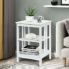 Tangkula 3-tier Side Table Nightstand Sofa End Table Storage Display Shelf -Baxton Furniture Store GUEST d22e1049 ef3c 4738 a36b d6f33322676f