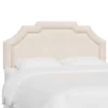 Axel Notched Bordered Headboard Linen - Skyline Furniture -Baxton Furniture Store GUEST d24fb3ae 3efb 4a74 bfa8 cfb226d513ba