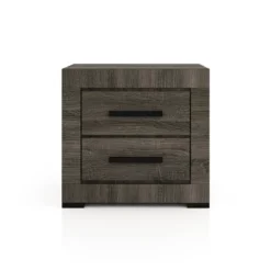 Roxava Contemporary 2 Drawer Nightstand Gray - MiBasics 10 Roxava Contemporary 2 Drawer Nightstand Gray - MiBasics -Baxton Furniture Store GUEST d66a0176 5c84 4b0c 8d6d f81e6cea5f98
