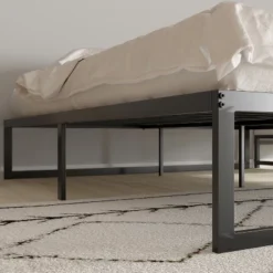 Merrick Lane 14 Inch Steel Bed Frame With Steel Slat Support For Any Mattress (No Box Spring Required) 18 Merrick Lane 14 Inch Steel Bed Frame With Steel Slat Support For Any Mattress (No Box Spring Required) -Baxton Furniture Store GUEST d6fc3635 ddb2 4946 9b66 23178d3995db