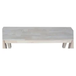 Shaker Style Bench Unfinished - International Concepts -Baxton Furniture Store GUEST da557d90 24da 490a 8fd8 7c357f9a0eb1