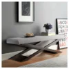 Clinton X Base Bench Gray - Inspire Q -Baxton Furniture Store GUEST dcb1c511 7a0b 4d9b 9626 402520ae8d2a