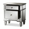 Sussie Hollywood Regency Glamour Style Mirrored 2 - Drawer Nightstand - Baxton Studio -Baxton Furniture Store GUEST dcd9fe23 cf54 4539 ae0c fb2e9fb6f591