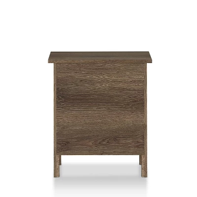 Cecilia 2 Drawer Nightstand Walnut - MiBasics 6 Cecilia 2 Drawer Nightstand Walnut - MiBasics - Image 4