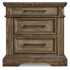 Markenburg Nightstand Brown/Beige - Signature Design By Ashley -Baxton Furniture Store GUEST def1cca0 76ae 4a8e a1ad aa197abe737a