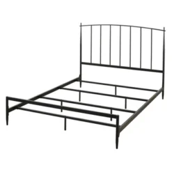 Queen Nina Metal Bed - Lifestorey -Baxton Furniture Store GUEST df23f83f 6404 4f90 bb33 a99433e4e225