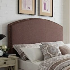 Cassie Curved Upholstered Headboard - Crosley