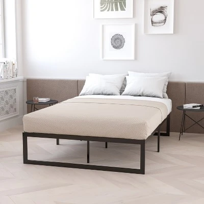 Flash Furniture 14 Inch Metal Platform Bed Frame With 10 Inch Pocket Spring Mattress In A Box (No Box Spring Required) 13 Flash Furniture 14 Inch Metal Platform Bed Frame With 10 Inch Pocket Spring Mattress In A Box (No Box Spring Required) - Image 11