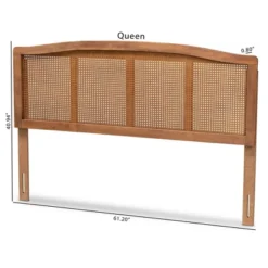 Marieke Wood Headboard Ash Walnut - Baxton Studio -Baxton Furniture Store GUEST e729ff97 50ff 4bcb 88a5 a1dd38ad66d0