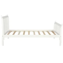 Twin Size Wood Platform Bed Frame With Slat Support-ModernLuxe -Baxton Furniture Store GUEST e7572612 1c2e 4fb4 ae09 5ca843902a6b