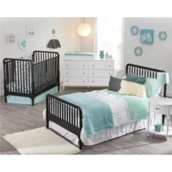 Little Seeds Rowan Valley Laren Oval 1 Drawer Nightstand With Wood Legs, White