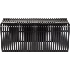 55 Downing Street Verana 42 1/2" Wide Black Finish Modern Bent Bamboo Wood Bench -Baxton Furniture Store GUEST e8598876 4381 4520 83fb 4c3b0d99fe62