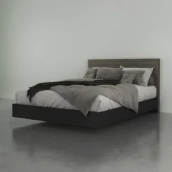 Apollo Bed With Headboard Bark Gray/Black - Nexera 12 Apollo Bed With Headboard Bark Gray/Black - Nexera -Baxton Furniture Store GUEST e8d1c43e e93a 4e07 a9c0 0eb2adc06157