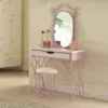 Vanity Set White Purple - Acme Furniture