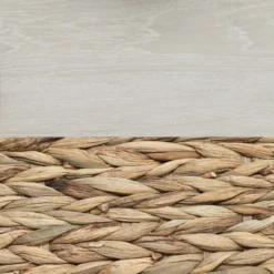 Lilak Storage Bed With Baskets Winter Oak And Rattan - South Shore -Baxton Furniture Store GUEST eb4f3549 21ea 498a aaf9 8257c8023834