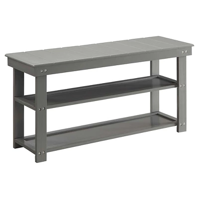 Oxford Utility Mudroom Bench With Shelves - Breighton Home 12 Oxford Utility Mudroom Bench With Shelves - Breighton Home - Image 10