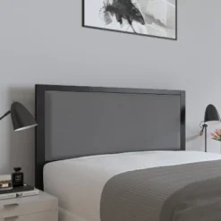 Merrick Lane Headboard Upholstered Headboard With Metal Frame And Adjustable Rail Slots 13 Merrick Lane Headboard Upholstered Headboard With Metal Frame And Adjustable Rail Slots -Baxton Furniture Store GUEST ebedfe1b 5c5a 46c7 960f ac81d8a055fa