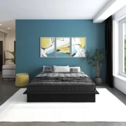 King Milania Faux Leather Upholstered Platform Bed - Room & Joy 14 King Milania Faux Leather Upholstered Platform Bed - Room & Joy -Baxton Furniture Store GUEST ec7cbd42 a75a 4b88 8e65 d356fa73a6cd