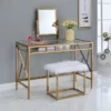 Burdette Contemporary Vanity Table Set - HOMES: Inside + Out 2 Burdette Contemporary Vanity Table Set - HOMES: Inside + Out -Baxton Furniture Store GUEST ed36ed68 997b 4f66 b48c 2fdcd08ee8c4