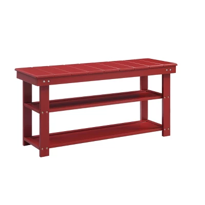 Oxford Utility Mudroom Bench With Shelves - Breighton Home 7 Oxford Utility Mudroom Bench With Shelves - Breighton Home - Image 5
