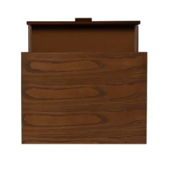Reid 1 Drawer Nightstand Walnut - Linon 19 Reid 1 Drawer Nightstand Walnut - Linon -Baxton Furniture Store GUEST ef28fee6 001d 4dc9 8671 868bf81ef527
