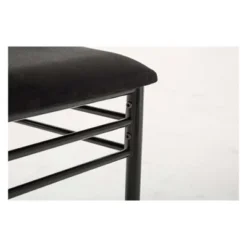 2pc Gareth Breakfast Nook Dining L Chair & Bench Black ( ) - Boraam -Baxton Furniture Store GUEST efadf654 41b4 4e45 8300 e860aa724023