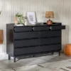 Mid-Century Modern Solid Wood 9 Drawer Horizontal Dresser - Saracina Home -Baxton Furniture Store GUEST f176c3db 1b14 45c2 9867 81105d3aa278