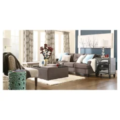 Ornelas Metal Base Linen Bench Gray - Inspire Q 8 Ornelas Metal Base Linen Bench Gray - Inspire Q -Baxton Furniture Store GUEST f2773a28 4658 499d 9093 0d0f87d1b856