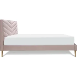Sidney Upholstered Platform Bed - Adore Decor 16 Sidney Upholstered Platform Bed - Adore Decor -Baxton Furniture Store GUEST f33d8b52 27ff 472c 81f1 c8a09cad460d