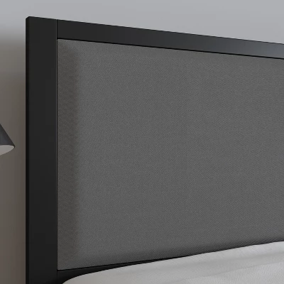 Merrick Lane Headboard Upholstered Headboard With Metal Frame And Adjustable Rail Slots 6 Merrick Lane Headboard Upholstered Headboard With Metal Frame And Adjustable Rail Slots - Image 5