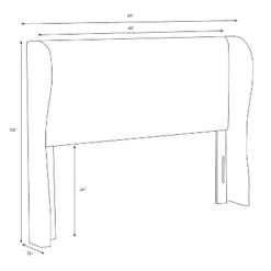 Tufted Woven Upholstered Wingback Headboard - Skyline Furniture -Baxton Furniture Store GUEST f47c524d 5a84 41dd 83e3 67b08377f580
