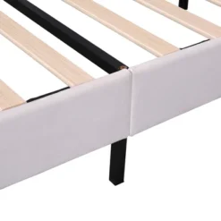 Upholstered Wood Platform Bed With Flower Pattern Velvet Headboard-ModernLuxe -Baxton Furniture Store GUEST f5a6a643 dde6 41df 9a63 4734839eb5d7